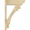 Ekena Millwork Merced Slat Rough Sawn Outlooker, Douglas Fir, 8"W x 26"D x 38"H OUT08X26X38MRC06RDF - alternate 2